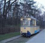 Der Zug aus Woltersdorf ist in Rahnsdorf eingetroffen.