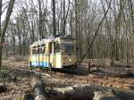 Wagen 28 hat Rahnsdorf verlassen und sich auf den Weg nach Woltersdorf gemacht.