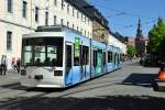 Straenbahn der Linie 2 in Wrzburg - 28.04.2012