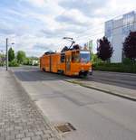Am 11.und 12. Mai 2019 fanden in Zwickau die Feier zu 125 Jahre Strassenbahn Zwickau statt.Hier Werkstattwagen Tatra K4D Nummer 200.