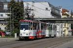 Tatra 938 & 939 am 30.04.19 in der äußeren Schneeberger Straße in Zwickau