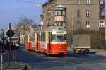 Zwickau 919 + 995 + 996, Leipziger Straße, 28.02.1991.