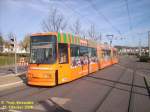 Whrend der Bauarbeiten im Bereich Breithauptstrae verkehrte zwischen Neumarkt und Stadthalle Schienenersatzverkehr.