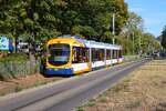 RNV Bombardier Variobahn RNV6 4158 am 27.09.26 in Heidelberg 