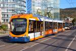 RNV Bombardier Variobahn RNV6 4124 am 27.09.26 in Heidelberg 