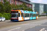 RNV Adtranz GT6N Wagen 5615 am 16.07.26 in Ludwigshafen