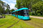 VGF Straßenbahn Frankfurt am Main Alstom Citadis SX05 T-Wagen 303 am 25.05.24 