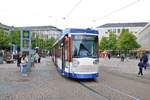 HEAG mobiTram ST14 Wagen 0792 am 18.05.19 in Darmstadt Luisenplatz 