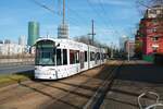 VGF Bombardier Flexity Classic S-Wagen 234 am 12.02.22 in Frankfurt 