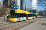 VGF Bombardier Flexity Classic S-Wagen 261 am 12.03.22 in Frankfurt