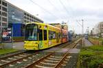 VGF Bombardier Flexity Classic S Wagen 270 am 08.04.23 in Frankfurt am Main