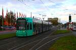 VGF Bombardier Flexity Classic S Wagen 205 am 11.11.23 in Frankfurt am Main