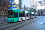 VGF Straßenbahn Frankfurt am Main Bombardier Flexity Classic S-Wagen 253 am 02.01.26 am Willy Brand Platz
