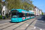 VGF Stra�enbahn Frankfurt am Main Bombardier Flexity Classic S Wagen 222 am 15.04.26 
