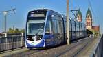 Freiburg im Breisgau - Straßenbahn CAF Urbos 305 - Aufgenommen am 20.09.2018
