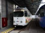 RNV Düwag GT8 125 am 28.03.15 im Depot Ludwigshafen im Rahmen einer IGN Sonderfahrt