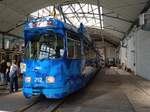 GT8k 212 Pepsi tram mit der Aufschrift Tramcaf� Paduaallee am 26.9.