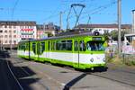 IGN Rhein Neckar Sonderfahrt mit dem Düwag GT8 516 in MVV Farben am 24.08.25 in Mannheim