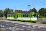 IGN Rhein Neckar Sonderfahrt mit dem Düwag GT8 516 in MVV Farben am 24.08.25 in Mannheim