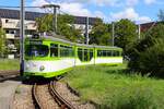 IGN Rhein Neckar Sonderfahrt mit dem Düwag GT8 516 in MVV Farben am 24.08.25 in Mannheim