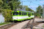 IGN Rhein Neckar Sonderfahrt mit dem Düwag GT8 516 in MVV Farben am 24.08.25 in Ludwigshafen