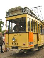 Hist. Strassenbahnwagen 5964 im frheren betriebshof in Alt-Heiligensee, 14. 9. 2008