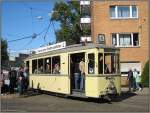 Whrend des Tages der offenen Tr im Depot Steinberg der Rheinbahn am 14.09.2008 wurde historische Tram 267 fr Sonderfahrten in die Innenstadt genutzt.