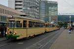 Am Heidelberger Hauptbahnhof machte am 29.5.2014 dieser alte OEG Triebwagen mit seinem Anhängern Halt, so das ich das gute Stück in aller Ruhe ablichten konnte.
