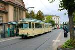 VGF Düwag O Wagen 111 am 18.09.22 bei einer HSF Sonderfahrt in Frankfurt am Main