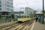 VGF Düwag O Wagen 111 am 18.09.22 bei einer HSF Sonderfahrt in Frankfurt am Main