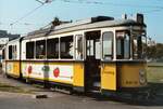 Der Rest des Stuttgarter DoT4 921 vor dem SSB-Zentrum, 22.10.1983