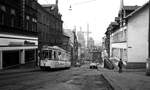 Straßenbahn Neunkirchen/Saar__GT4 Nr.3 [ME 1961] auf Linie 2 zum 'Steinwald' fährt den Hüttenberg aufwärts.