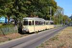 RNV OEG D�wag Rast�tter 77 mit Beiwagen 193 am 27.09.26 in Heidelberg 