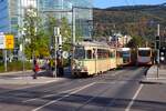 RNV OEG D�wag Rast�tter 77 mit Beiwagen 193 am 27.09.26 in Heidelberg 