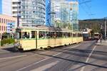 RNV OEG D�wag Rast�tter 77 mit Beiwagen 193 am 27.09.26 in Heidelberg 