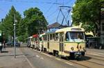Magdeburg 1001 + 1120 + 2002, Olvenstedter Platz, 27.04.2014.