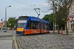 Nur noch wenige Meter Gleis erinnern daran das die Straßenbahn bis zum ersten Weltkrieg durch die Altstadt fuhr.