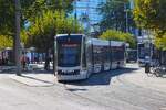 RNV Skoda Rhein Neckar Tram 1402 am 27.09.26 in Heidelberg 