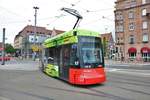 Nürnberger Verkehrs AG Stadler Variobahn Wagen 1207 am 24.06.18 in Nürnberg Hbf