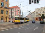 Berlin BVG SL M17 (KT4D 6134 + KT4D) Oberschöneweide, Edisonstraße / Wilhelminenhofstraße am 24.