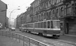 BVB Ost-Berlin__KT4D-Zug auf Linie 24 in der Oranienburger Str.__14-01-1978