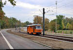 50 Jahre Tatrawagen in Halle (Saale)  Anlässlich ihrer 50-jährigen Betriebszugehörigkeit im halleschen Straßenbahnnetz veranstalten die Halleschen Straßenbahnfreunde e.V.