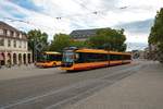 AVG Stadler Citylink Stadtbahnwagen 395 am 20.08.20 in Karlsruhe Hbf Vorplatz