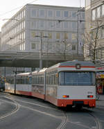 Bremen BSAG SL 4 (Wegmann GB4 3731 + GT4 3531) Bahnhofstraße / Bahnhofsplatz am 29. Dezember 2006. - Scan eines Farbnegativs. Film: Kodak Gold 200-6. Kamera: Leica C2.