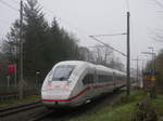 Nachschuss auf ICE4 9002 als ICE 707 Hamburg - Berlin - München bei Durchfahrt durch Friedrichsruh; 11.12.2020
