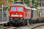 D-GERA 232 093-5 zog am 15.10.2026 D-DISPO 189 932-7 und den dazugeh�rigen KLV-G�terzug vom L�becker-Skandinavienkai (ALSK) kommend nach L�neburg (ALBG).