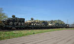 Bunderwehrwaggons für Militärgut RIV D-BW 3994 374-5, 3994 302-6, 3994 309-1, 3994 380-2, 3994 379-4, 3994 386-9, 3994 363-8 und 3994 384-4.
