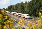 808 034 als ICE 1081 (Lbeck Hbf–Mnchen Hbf) am 27.08.2014 zwischen Radbruch und Bardowick