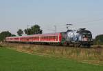 ES 64 U2-009 mit IRE 18597 (Hamburg Hbf–Berlin-Lichtenberg) am 04.09.2014 zwischen Bad Bevensen und Uelzen