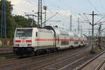 BR 146 565-7 D-DB als (IC 2233 Hamburg-Harburg -> Magdeburg Hbf) bei der Ausfahrt HH-Harburg Richtung Lüneburg. 1.8.2025